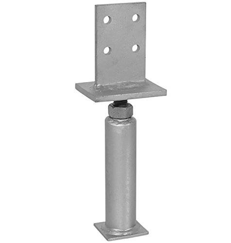 DAKL Pfostenträger T-Form in Beton höhenverstellbar Größe 500 Höhe DAKL Pfostenträger T-Form in Beton höhenverstellbar Größe 500 Höhe von DAKL