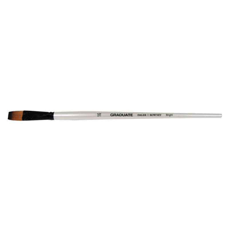 Daler-Rowney Graduate Multitechnik-Pinsel Synthetik Flach langstielig 16 von DAL ROWNEY