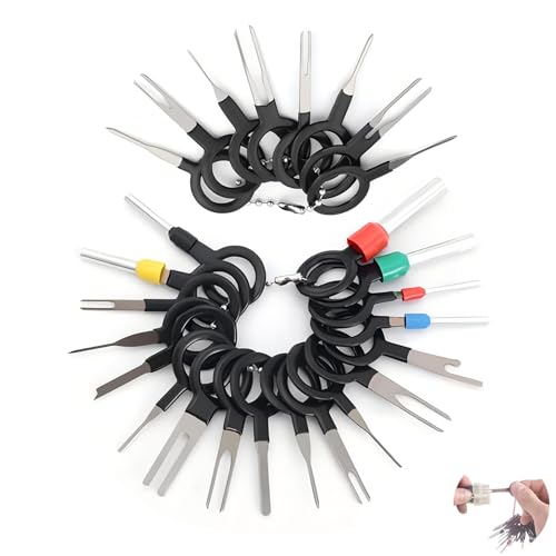 26 Stück Entriegelungswerkzeug, Terminal Removal Tool Kit, Auspinwerkzeug für Kfz-Elektronik und Reparatur von DALAETUS
