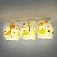 Kinderzimmer Deckenleuchte Dinos 3xE27 - multicolour - Dalber von DALBER