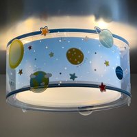 Dalber - Kinderzimmer Deckenleuchte Planets in Blau E27 2-flammig - blue von DALBER