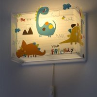 Dalber - Kinderzimmer Wandleuchte Dinos E27 - multicolour von DALBER