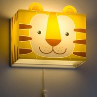 Kinderzimmer Wandleuchte Little Tiger E27 - Gelb - Dalber von DALBER