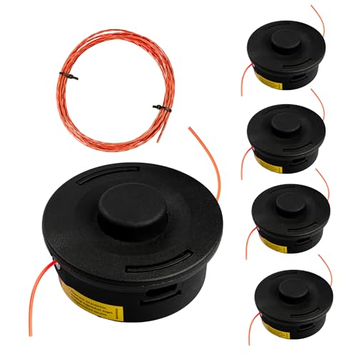 DALEPRO 5er-Pack 25-2 Trimmerkopf 4002 710 2108 für Rasentrimmer Unkrautfresser kompatibel mit Stihl FS55 FS56 FS70 FS80 FS85 FS90 FS91R FS94R FS100RX FS110 FS111RX FS120 FS130 FS130 131 FSC. 240 (5 DALEPRO 5er-Pack 25-2 Trimmerkopf 4002 710 2108 für Rasentrimmer Unkrautfresser kompatibel mit Stihl FS55 FS56 FS70 FS80 FS85 FS90 FS91R FS94R FS100RX FS110 FS111RX FS120 FS130 FS130 131 FSC. 240 (5 von DALEPRO
