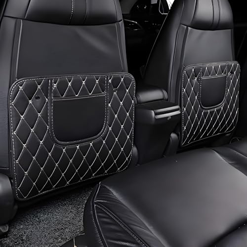 DALIUZEHUI 2 Stück Autorücksitze Anti Kick Pad für Skoda Kodiaq/Karoq/Superb 3V III, Auto-Rücksitze Leder Anti-Kick-Pad Auto Anti Kick Pad Autositz-Trittmatte,B DALIUZEHUI 2 Stück Autorücksitze Anti Kick Pad für Skoda Kodiaq/Karoq/Superb 3V III, Auto-Rücksitze Leder Anti-Kick-Pad Auto Anti Kick Pad Autositz-Trittmatte,B von DALIUZEHUI