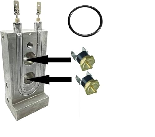 DALOCA Kaffeemaschinenzubehör - Thermostat 95° + 165° + Dichtung Pads + Entkalker Tabs für Frog Kaffeemaschine von DALOCA