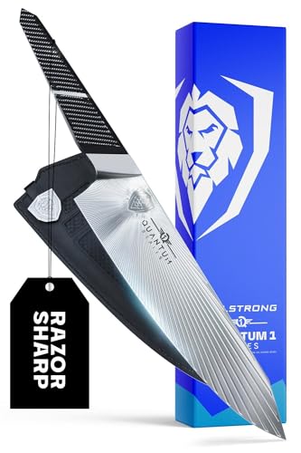 DALSTRONG Erstklassiges Kochmesser nach Kanadischem Premium Design - 20 cm - Quantum 1 Series - Amerikanischer BD1N-VX High-Carbon Stahl von DALSTRONG