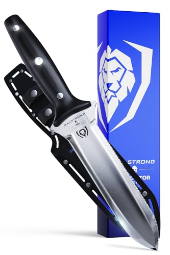 DALSTRONG Hori Hori Blade - 6.5" - Straight Edge + Serrated Edge - Gladiator Series - Forged German HC Steel - Sheath Guard Included - NSF Certified von DALSTRONG