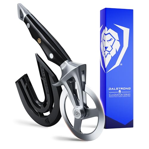 DALSTRONG - Pizza Wheel - The Orbit Razor Pizza Wheel & Cutter - High-Carbon, Heavy-Duty Stainless Steel - G10 Handle - w/Cover von DALSTRONG