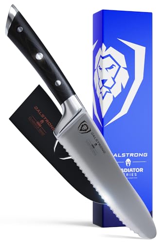 DALSTRONG Ultimate Utility & Sandwich Knife - 6" - Gladiator Series - Spreader - Forged German High-Carbon Steel - Sheath Included - NSF Certified von DALSTRONG