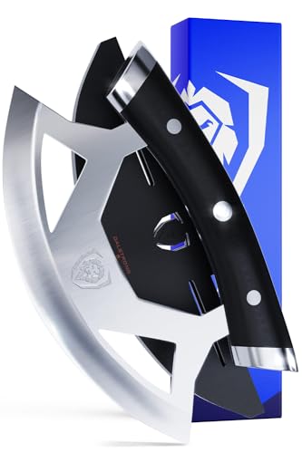 DALSTRONG Ulu Knife - 7" - Rocking, Mincing, Slicing Meat & Herb Knife - Gladiator Series - High-Carbon 5CR15MOV Steel - G10 Handle - w/Sheath von DALSTRONG
