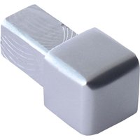 Dalsys Endstück für Fliesenschiene Quadratprofil Aluminium (eloxiert), Fliesenprofil - Chrom glänzend 8mm, 1 Stück von DALSYS