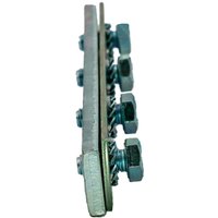 Dalsys Schienenverbinder für Montageschiene Silber 38-40, 25 Stück, Profilverbinder, Verbindungsplatte mit vormontierten Schrauben Dalsys Schienenverbinder für Montageschiene Silber 38-40, 25 Stück, Profilverbinder, Verbindungsplatte mit vormontierten Schrauben von DALSYS
