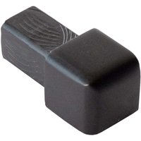 Endstück für Fliesenschiene Quadratprofil Aluminium (eloxiert), Fliesenprofil - Schwarz 8mm, 1 Stück - Schwarz - Dalsys von DALSYS