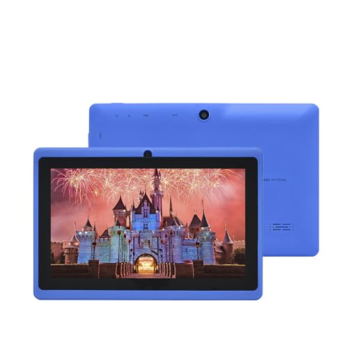 DAM Q75X Pro WiFi Tablet, Betriebssystem Android 7, Display 17,8 cm (7 Zoll), 1024 x 600 Pixel, MTK Quad Core, 1 GB RAM + 8 GB, Dual-Kamera, Farbe: Blau von DAM
