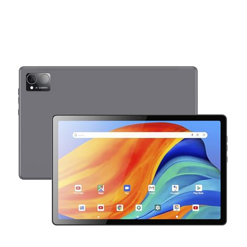 DAM Tablet 4G, WiFi, Betriebssystem, Android 13, Display 25,7 cm (10,3 Zoll), 2000 x 1200 Pixel, UNISOC T616, Octa-Core Arm-Cortex 6 GB RAM + 128 GB, Dual-Kamera 5 + 13 MP, Farbe: Schwarz von DAM