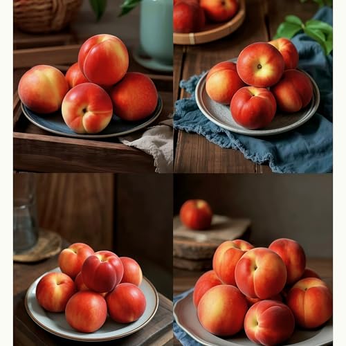 DAMAICHUHAI 20 Hochwertige Nektarinensamen, Geeignet Für Die Obstbaumschule Auf Hofbrachen, Volle Körner, Leicht Keimfähig, Reiches Fruchtaroma, Hervorragende Sorte von DAMAICHUHAI