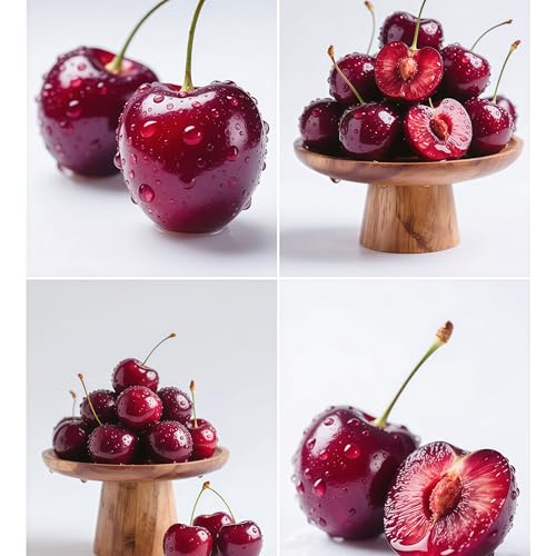 DAMAICHUHAI 25 Hochwertige Kirschsamen Können In Innenhöfen Und Balkonen Angebaut Werden, Voll Und Kräftig, Mit Starker Fruchtfähigkeit von DAMAICHUHAI