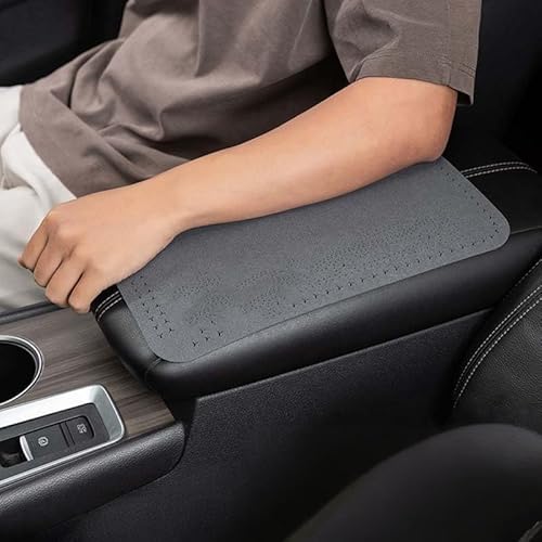 DAMALILI Auto Armlehnen Auflage für Cupra Born 2021 2022 2023 2024, Auto Armlehnen Polster Auto-Mittelkonsolenpolster Armlehne Auto Box Pad Autoinnenraum,Grey von DAMALILI