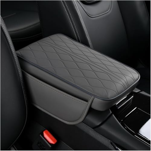 DAMALILI Auto Armlehnen Auflage für Ford Explorer EV 2024 2025, Armlehne Auto Box Pad Auto Armlehnen Polster Auto-Mittelkonsolenpolster Autoinnenraum,Grey von DAMALILI