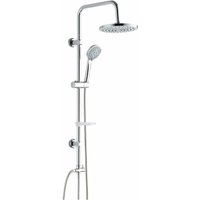 Duschsäule ohne abstandsverstellbare Armatur Damast Nature TONDA 18185 Chrom Duschsäule ohne abstandsverstellbare Armatur Damast Nature TONDA 18185 Chrom von DAMAST