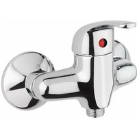 Externer Brausemischer mit Anschlussabstand 10 cm Damast 12087 Chrom von DAMAST