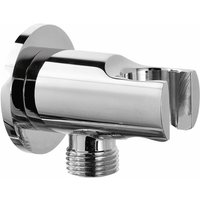 Runder Fester Wandhalter Damast Lindos 11995 Chrom Runder Fester Wandhalter Damast Lindos 11995 Chrom von DAMAST