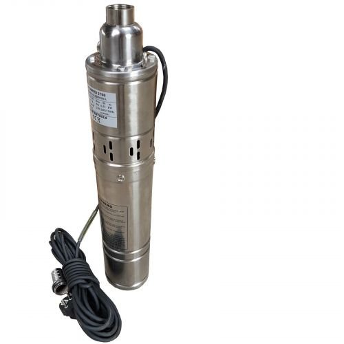 4" Edelstahl Tiefbrunnenpumpe Brunnenpumpe Gartenpumpe 2700l/h - 0,55kW - 8bar von DAMBAT