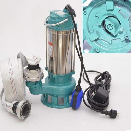 Profi Fäkalienpumpe m. Schneidmesser Tauchpumpe Schmutzwasserpumpe 1,5kW 24 m³/h von DAMBAT