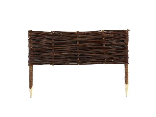 Beetbegrenzaung – Beeteinfassung Größe 60 x 20 cm 10 Stück – Weidenzaun – Weide Beetzaun zum Einschlagen in den Boden – Palisade zur Abtrennung von Blumenbeetwegen und Gartenbeeten Beetbegrenzaung – Beeteinfassung Größe 60 x 20 cm 10 Stück – Weidenzaun – Weide Beetzaun zum Einschlagen in den Boden – Palisade zur Abtrennung von Blumenbeetwegen und Gartenbeeten von Damian-Wiklina
