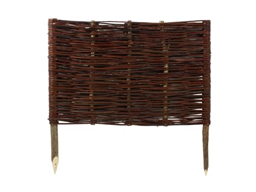 Beetbegrenzaung – Beeteinfassung Größe 60 x 40 cm 10 Stück – Weidenzaun – Weide Beetzaun zum Einschlagen in den Boden – Palisade zur Abtrennung von Blumenbeetwegen und Gartenbeeten Beetbegrenzaung – Beeteinfassung Größe 60 x 40 cm 10 Stück – Weidenzaun – Weide Beetzaun zum Einschlagen in den Boden – Palisade zur Abtrennung von Blumenbeetwegen und Gartenbeeten von DAMIAN WIKLINA NATURALNE PRODUKTY Z DREWNA I WIKLINY
