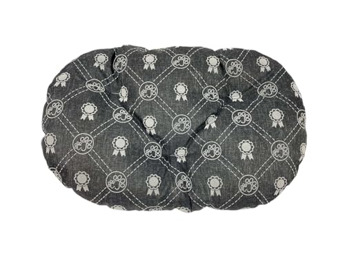 Hundekissen – Katzenkissen – ovale Größe 50 x 34 cm dunkelgrau Farbe – Hundebett – Katzenbett – Katzenmatte – Matratze für Hunde oder Katze – Waschbar – Ideal für Transportkörbe oder Tierbetten Hundekissen – Katzenkissen – ovale Größe 50 x 34 cm dunkelgrau Farbe – Hundebett – Katzenbett – Katzenmatte – Matratze für Hunde oder Katze – Waschbar – Ideal für Transportkörbe oder Tierbetten von Damian-Wiklina