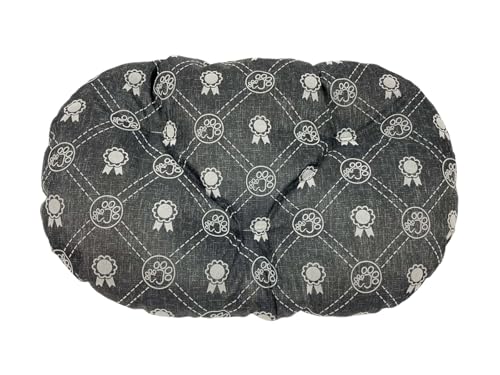 Hundekissen – Katzenkissen – ovale Größe 60 x 40 cm dunkelgrau Farbe – Hundebett – Katzenbett – Katzenmatte – Matratze für Hunde oder Katze – Waschbar – Ideal für Transportkörbe oder Tierbetten Hundekissen – Katzenkissen – ovale Größe 60 x 40 cm dunkelgrau Farbe – Hundebett – Katzenbett – Katzenmatte – Matratze für Hunde oder Katze – Waschbar – Ideal für Transportkörbe oder Tierbetten von Damian-Wiklina
