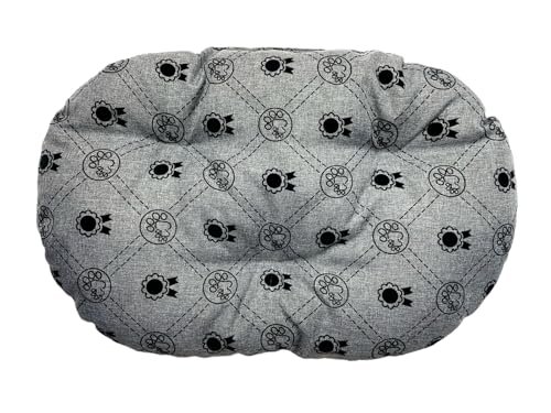 Hundekissen – Katzenkissen – ovale Größe 60 x 40 cm hellgrau Farbe – Hundebett – Katzenbett – Katzenmatte – Matratze für Hunde oder Katze – Waschbar – Ideal für Transportkörbe oder Tierbetten Hundekissen – Katzenkissen – ovale Größe 60 x 40 cm hellgrau Farbe – Hundebett – Katzenbett – Katzenmatte – Matratze für Hunde oder Katze – Waschbar – Ideal für Transportkörbe oder Tierbetten von Damian-Wiklina
