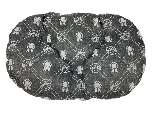 Hundekissen – Katzenkissen – ovale Größe 80 x 58 cm dunkelgrau Farbe – Hundebett – Katzenbett – Katzenmatte – Matratze für Hunde oder Katze – Waschbar – Ideal für Transportkörbe oder Tierbetten Hundekissen – Katzenkissen – ovale Größe 80 x 58 cm dunkelgrau Farbe – Hundebett – Katzenbett – Katzenmatte – Matratze für Hunde oder Katze – Waschbar – Ideal für Transportkörbe oder Tierbetten von Damian-Wiklina