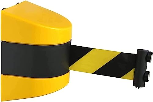 DAMII Magnetische einziehbare Wandbarriere, Menschenmengenkontrollband mit sicherem Bremssystem und Verriegelungsknopf, Magnetadsorption (Farbe: 2 m, Größe: magnetisch) von DAMII