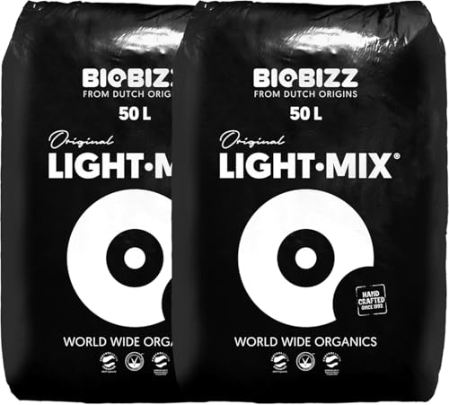 Bio-bizz Light Mix Bio-bizz Mix Bio-bizz dünger biobizz Erde Bio-bizz Grow (2X 50Liter) + (kleines Geschenk) von DAMPF MIT STIL