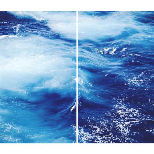 DAMU | Herdabdeckplatte 2teilig 2x30x52 Herdabdeckung Ceranfeld Glasschneideplatte Ceranfeldabdeckung Herdplattenabdeckung Kochfeld Abdeckung Schneidebrett Glasplatte Blau Landschaft DAMU | Herdabdeckplatte 2teilig 2x30x52 Herdabdeckung Ceranfeld Glasschneideplatte Ceranfeldabdeckung Herdplattenabdeckung Kochfeld Abdeckung Schneidebrett Glasplatte Blau Landschaft von DAMU