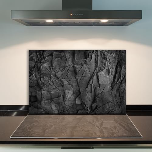 DAMU | Herdabdeckplatte Einteilig 80x52 Herdabdeckung Ceranfeld Glasschneideplatte Ceranfeldabdeckung Herdplattenabdeckung Kochfeld Abdeckung Schneidebrett Glasplatte Abstraktion Schwarz DAMU | Herdabdeckplatte Einteilig 80x52 Herdabdeckung Ceranfeld Glasschneideplatte Ceranfeldabdeckung Herdplattenabdeckung Kochfeld Abdeckung Schneidebrett Glasplatte Abstraktion Schwarz von DAMU