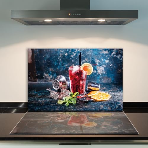 DAMU | Herdabdeckplatte Einteilig 80x52 Herdabdeckung Ceranfeld Glasschneideplatte Ceranfeldabdeckung Herdplattenabdeckung Kochfeld Abdeckung Schneidebrett Glasplatte Cocktail Rot Schwarz DAMU | Herdabdeckplatte Einteilig 80x52 Herdabdeckung Ceranfeld Glasschneideplatte Ceranfeldabdeckung Herdplattenabdeckung Kochfeld Abdeckung Schneidebrett Glasplatte Cocktail Rot Schwarz von DAMU