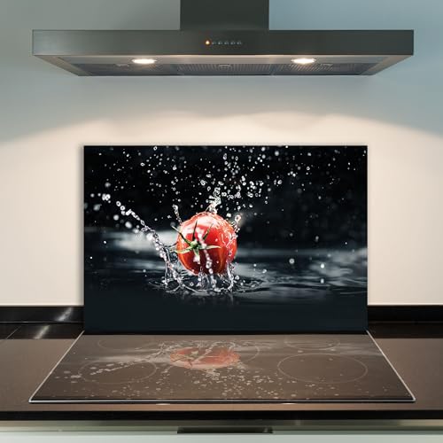 DAMU | Herdabdeckplatte Einteilig 80x52 Herdabdeckung Ceranfeld Glasschneideplatte Ceranfeldabdeckung Herdplattenabdeckung Kochfeld Abdeckung Schneidebrett Glasplatte Tomate Schwarz DAMU | Herdabdeckplatte Einteilig 80x52 Herdabdeckung Ceranfeld Glasschneideplatte Ceranfeldabdeckung Herdplattenabdeckung Kochfeld Abdeckung Schneidebrett Glasplatte Tomate Schwarz von DAMU