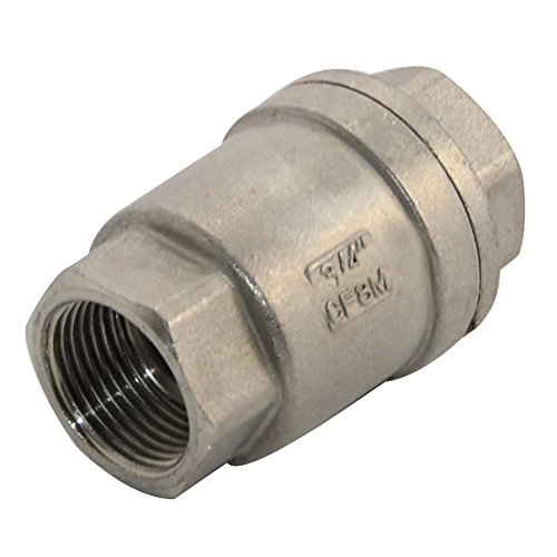 3/4" Check Valve WOG 1000 Spring Loaded In-line Stainless Steel SS316 CF8M NEW Edelstahl Rohr Rohrverbinder von DAN SPEED