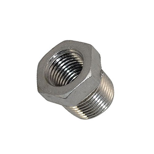 3/8"AG x 1/4" IG Reduziernippel M/F Gewindefitting Reduzierstück SS 304 BSPT von DAN SPEED