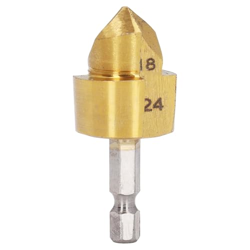 1/4in -Hex -Schaft -Countersink -Bohrer HSS Hochgeschwindigkeitstahl 18 bis 24 mm Schneiddurchmesser 90 Grad Professional Bohrer für Lochöffnung in PPR -Kunststoff und anderen 1/4in -Hex -Schaft -Countersink -Bohrer HSS Hochgeschwindigkeitstahl 18 bis 24 mm Schneiddurchmesser 90 Grad Professional Bohrer für Lochöffnung in PPR -Kunststoff und anderen von DANAIXZ