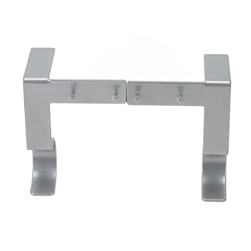 2 PCs Vorhangstangenhalterung Stahl 20 lb Ladung Ladung Einfache Installation Einzelvorhangstangenhaken für Home Office (Silber) von DANAIXZ