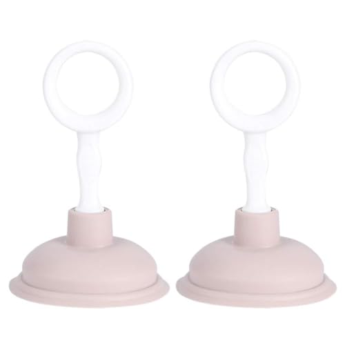 2 Pack Handheld Saugrohrreiniger Starker Saugkraftrohr -Baggerwerkzeug Schnelle Clog -Entfernung für Küchenspüle Bad Abfluss aus dauerhaftem pp pe Material rosa Grün 10.5x15,5 cm (Rosa) von DANAIXZ