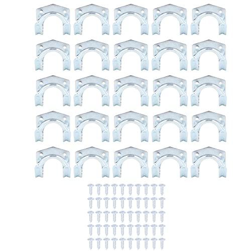 25 PCs Aufbewahrungshaken, verzinktes Stahl -Werkzeughänger, -Design -Wand -Haken für Gartengarageorganisation von DANAIXZ