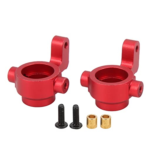 2pcs RC Aluminiumlegierungen Lenkbecher für Remo Smax 1621 1625 1631 1635 1651 1655 A2505 1/16 RC -Auto (Rot) von DANAIXZ