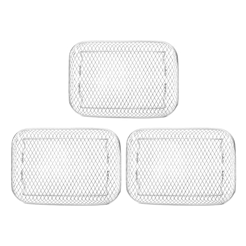 3 Layer Fryer Rack Edelstahl Stapelstapelstapelregal Multi funktionales Küchenzubehör zum Backen von Kühlung und Trocknen von Lebensmitteln von DANAIXZ