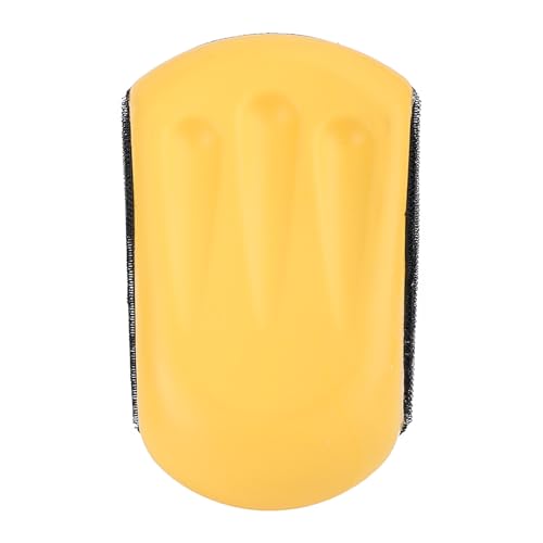 5 inch and 6 inch Hook Loop Hand Sanding Block, PU Foam Sanding Pad with Ergonomic Grip for outline Polishing (5-inch 125mm) von DANAIXZ